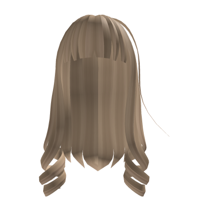 Long Hair w Soft Bangs & Curled Ends In Blonde Roblox item