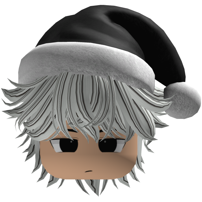 Beautiful hair emo y2k Christmas beret (White)