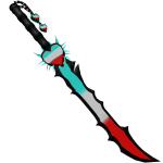 Popsicle Heart Chained Sword