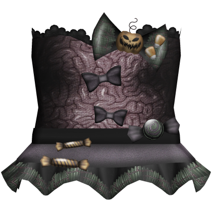 Halloween rotten candy decora dress