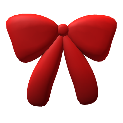 Red Hair Bow Roblox item