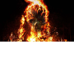 Burning head