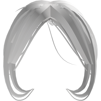 White Messy Bangs w/ Edges