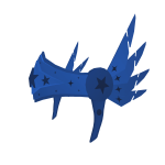 Midnight Star Winged Helmet