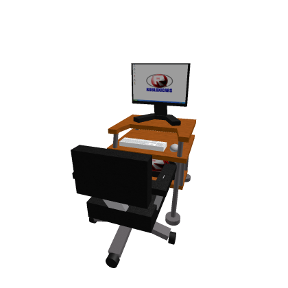 Robloxicars Wooden Computer Desk