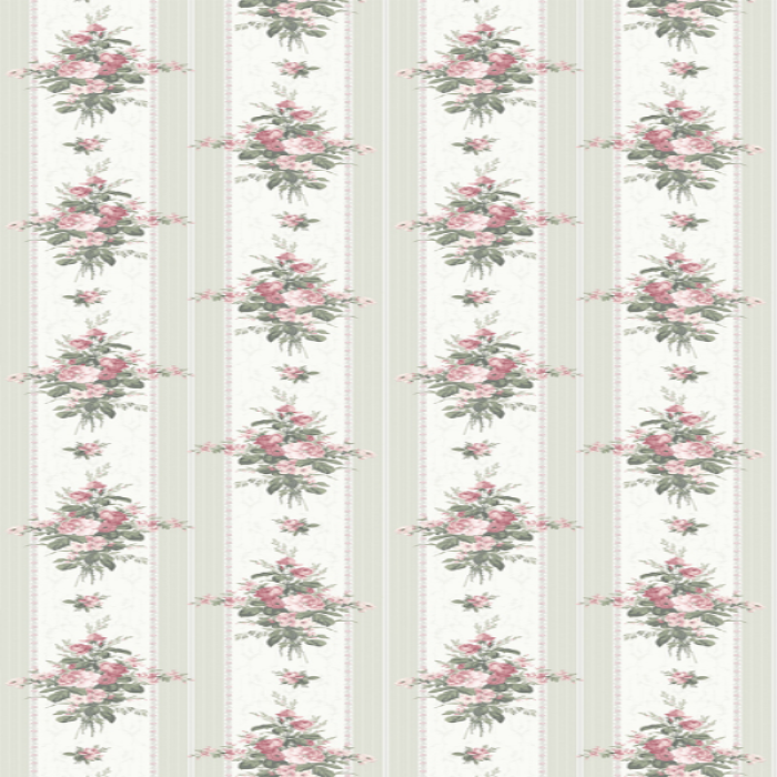 Wallpaper Floral Green (Half) Bloxburg Roblox decal