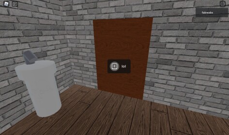 POV your locked in the bathroom