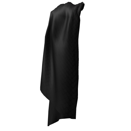 1.0 Black Dragon Scaled Shoulder Cape thumbnail