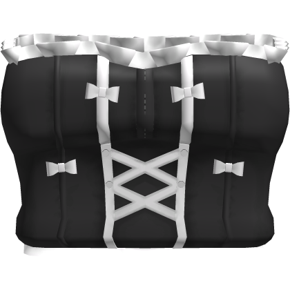 black cute emo goat corset top