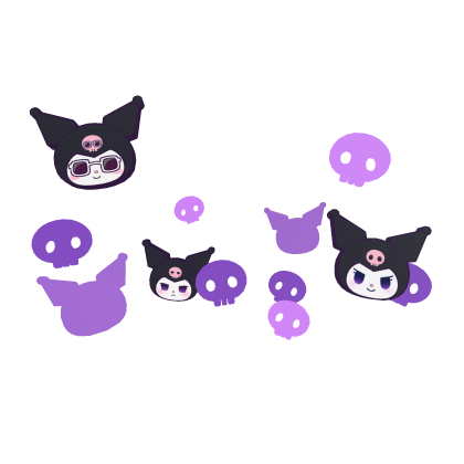 kuromi aura (glowing)