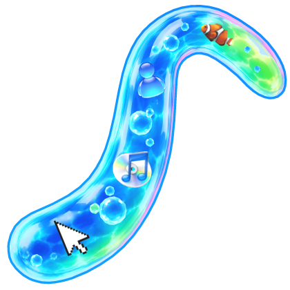 [🐟] Frutiger Aero Webcore Cute Aquarium Cat Tail