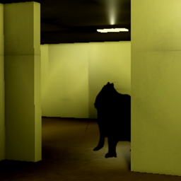 capybara in the backrooms