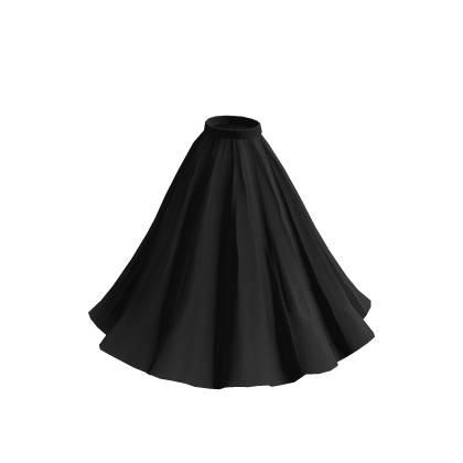 Long Flowy Skirt - Black