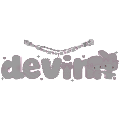 ꒰♡ · cutest devin necklace ˚. Roblox item