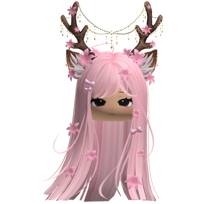 Ethereal Christmas Fairy Fawn Hair w/ Antlers