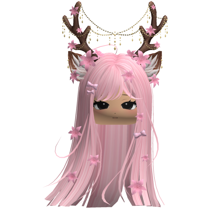 Ethereal Christmas Fairy Fawn Hair w/ Antlers