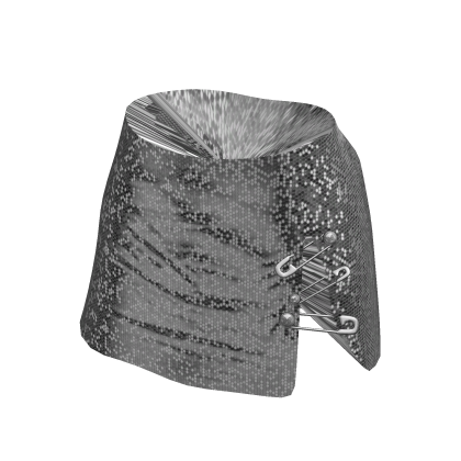 Mesh Chain Skirt | Silver thumbnail