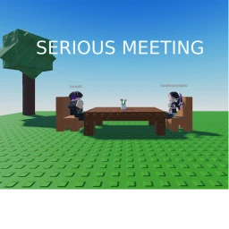 Serious meeting icon