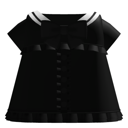 Anime Soft Simple Black Uniform Roblox NoFilter