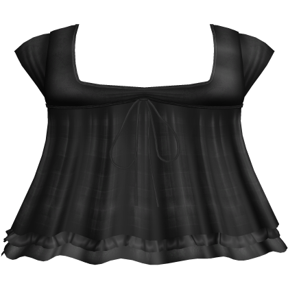 pretty gothic ruffled dress black