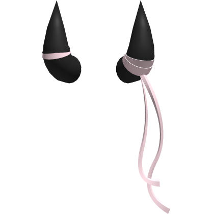 Cute Devil Ribbon Horns in Pink Roblox item