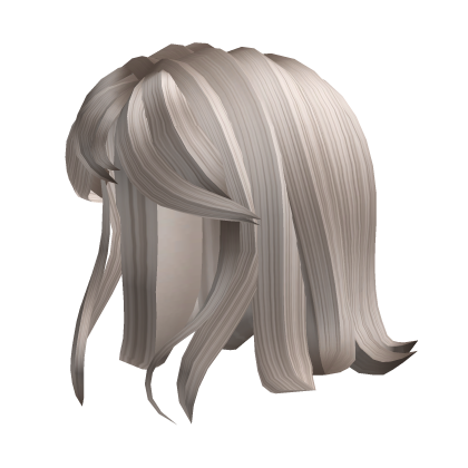 Short Y2K Popular Layered Hair Ash Blonde Roblox item
