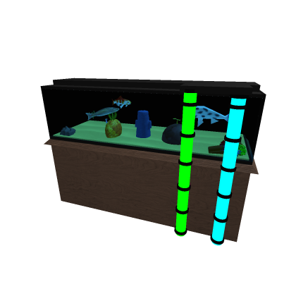 Fish tank with tubes