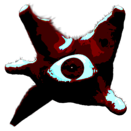 new creepy big hand eye Roblox decal