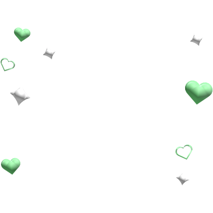 Cute Christmas Heart Sparkle Aura Confetti