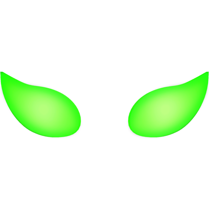 [EMISSIVE] Glowing Green Dominus Eyes - Praefectus