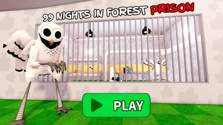 🦉99 NIGHTS IN FOREST PRISON RUN! (Obby)
