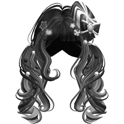 ♡ Christmas Peppermint Pigtails (Grey)