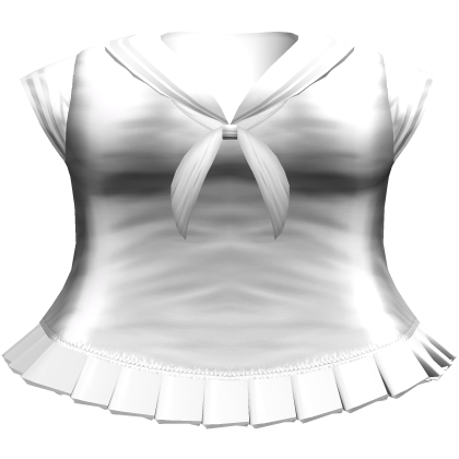 anime yandere simulator school uniform in white