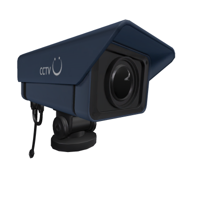 CCTV Camera on Shoulder - Navy Blue (1.0)