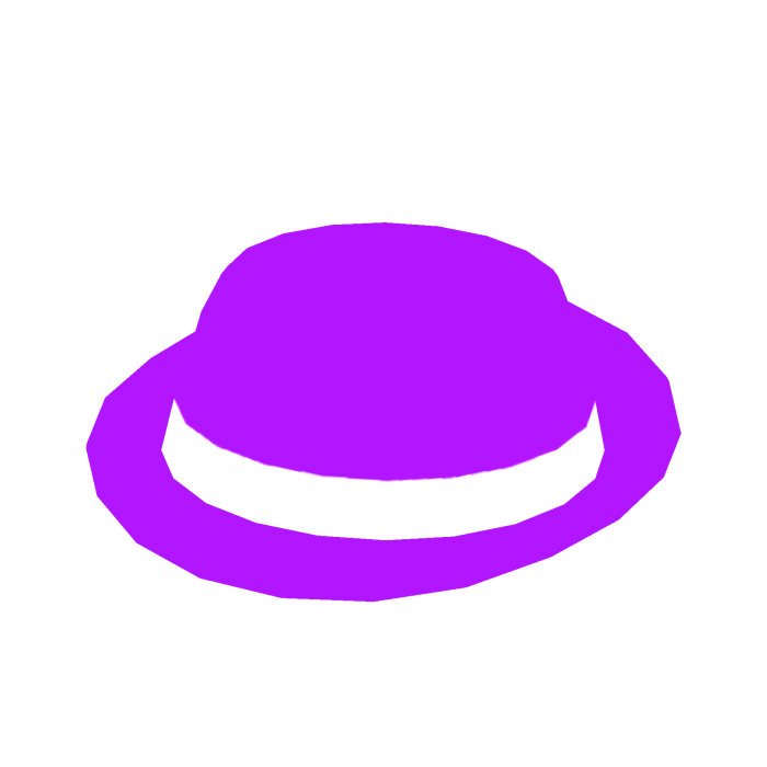 Purple Neon Fedora