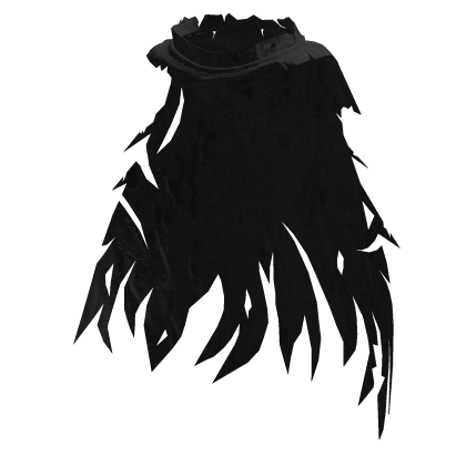 Cool Black Tattered Dark Fantasy Cape