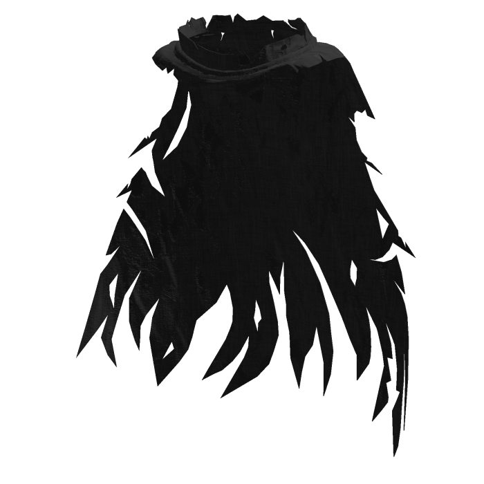 Cool Black Tattered Dark Fantasy Cape