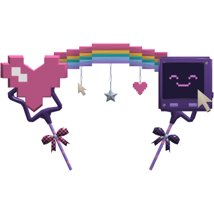 Cute Pixel Party Diwali Sparkler Boppers (Addon)