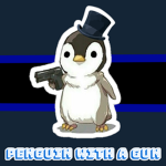 Penguin with gun :3