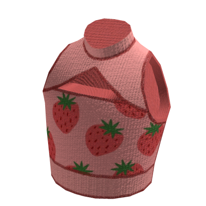 Roblox Item Strawberry kawaii pink top