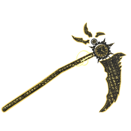 ANIMATED Hacker Scythe Gold Roblox item