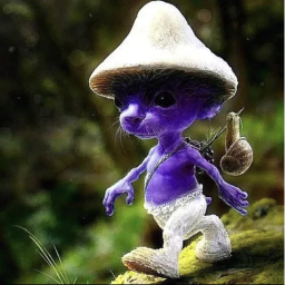 Cart Ride Into Smurf Cat 🐱🍄