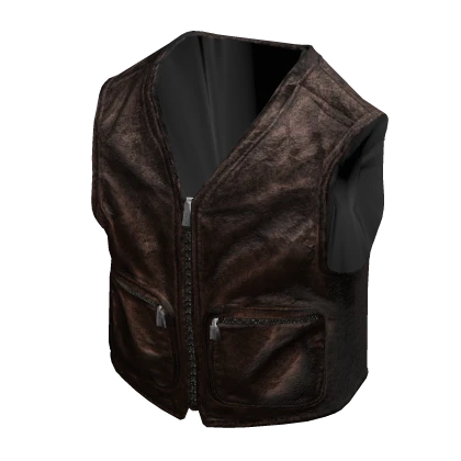 MARCHÉE - Rugged Brown Leather Gilet | Roblox Item - Rolimon's