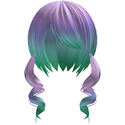 ʚ♡ɞ cute soft curly twintails in pastel goth Roblox item