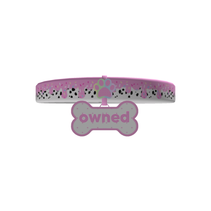 1.0 frosting dalmatian owned collar