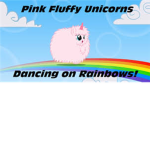 Fluffy Rainbow Unicorns