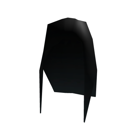 ♡ low poly ps1 long scene hair black