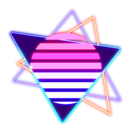 TB PNG Heat Wave Sunset 80's Retro Roblox decal