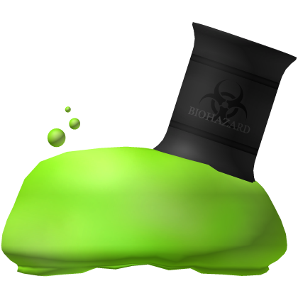 Toxic waste biohazard slime hat