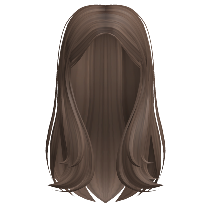 Soft Long Straight Hair (Brown)